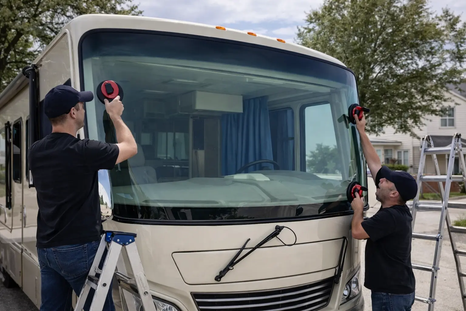 RV windshield replacement